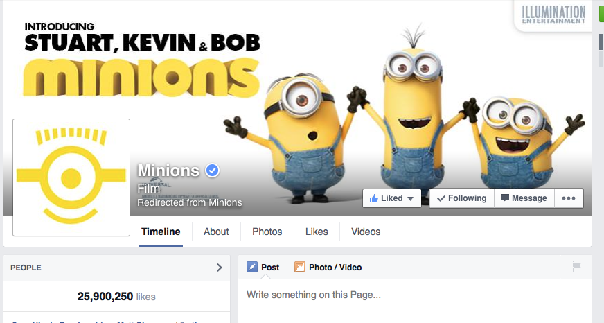 UK Minions Facebook