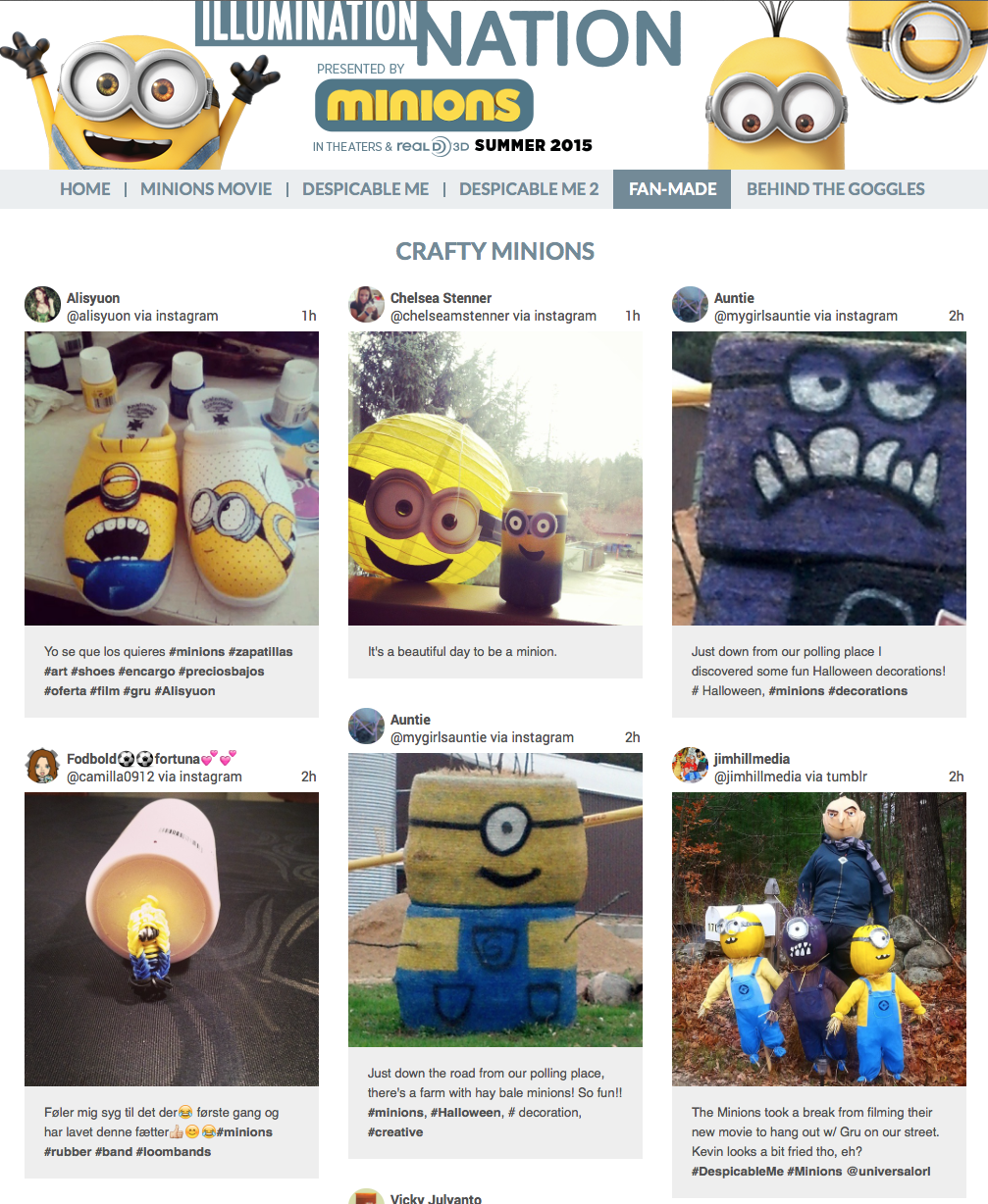 Minions Fan creations