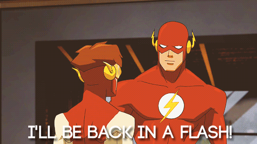 Back in a flash