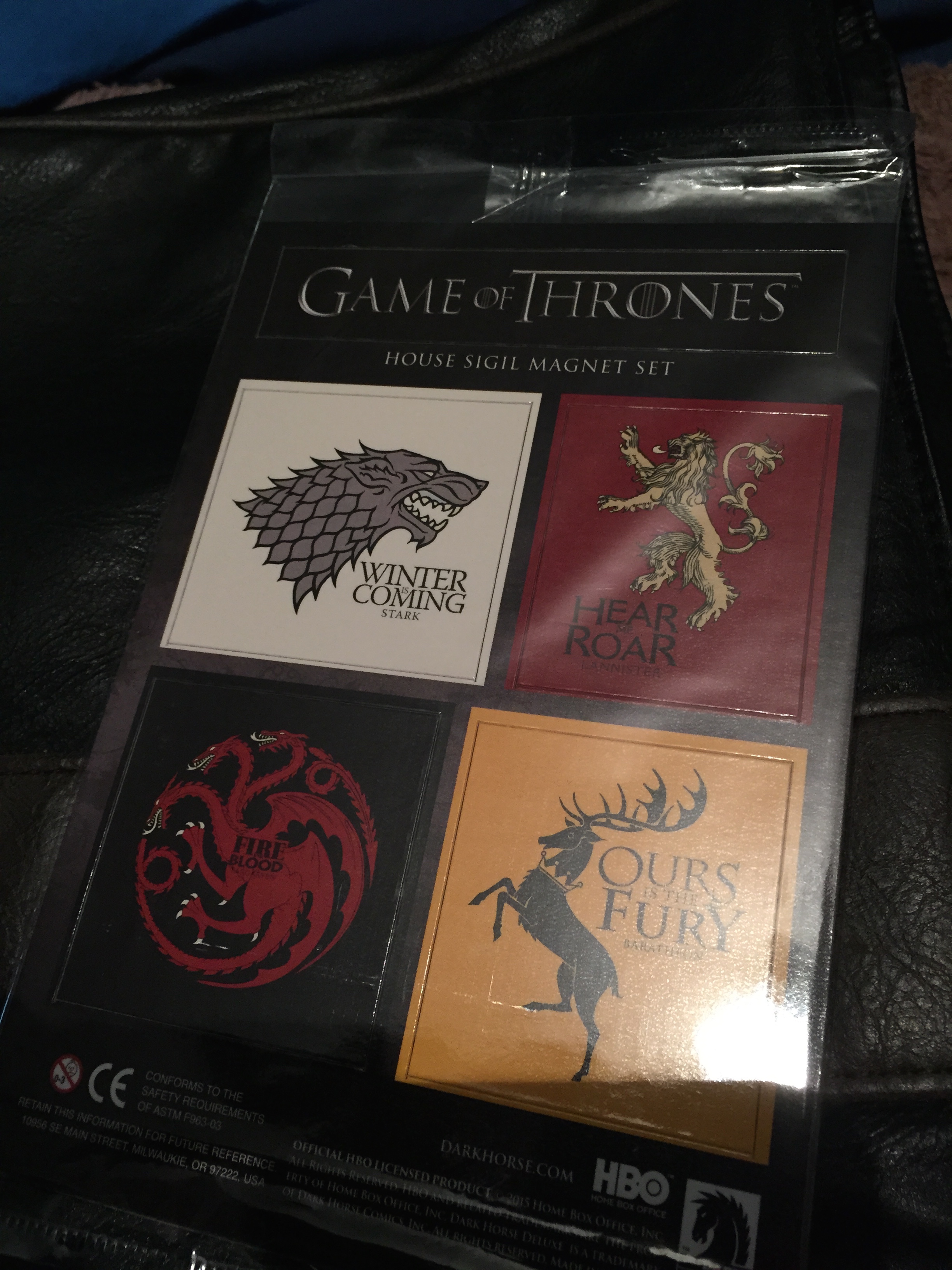 Game of Thrones Magnet set